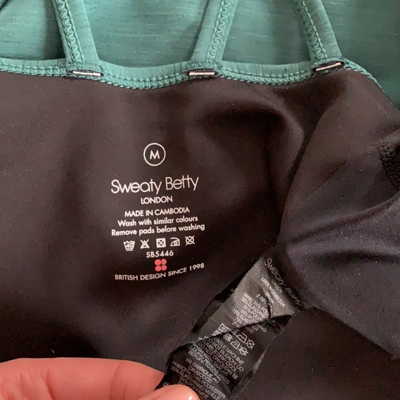 Sweaty Betty workout crop top sports bra tank top - Picture 4 of 5